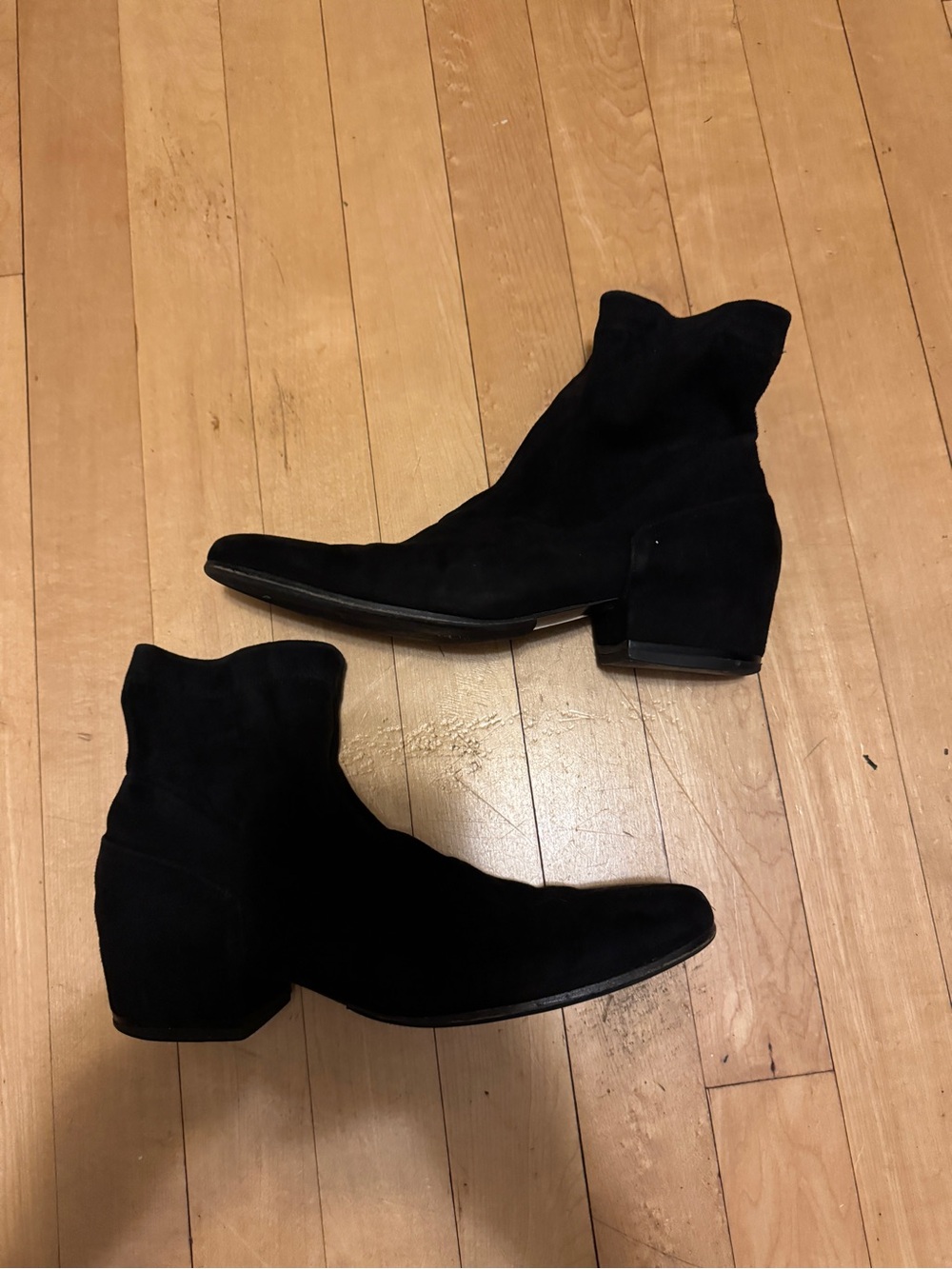 robert clergerie suede ankle boots